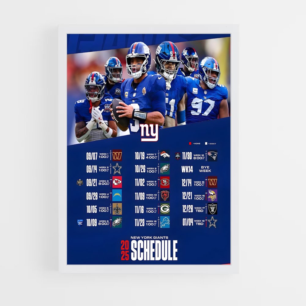 Poster Giants en Route vers la Victoire (vue 3)